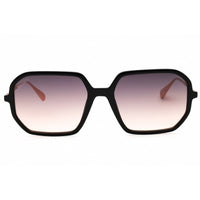 Max & Co MO0087 01B Women's Shiny Black Injected Propionate Full Rim Oval Sunglasses ,