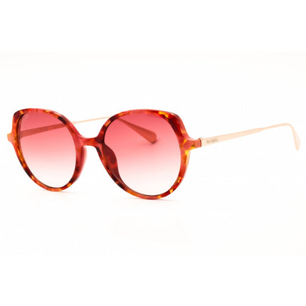 Max & Co MO0088 55T Women's Coloured Havana Injected Propionate Round Sunglasses ,