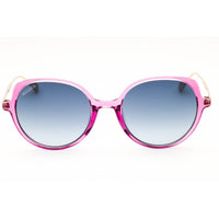 Max & Co MO0088 72W Women's Shiny Pink Injected Propionate Full Rim Round Sunglasses ,
