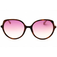 Max & Co MO0088 52Z Women's Dark Havana Injected Propionate Full Rim Round Sunglasses ,