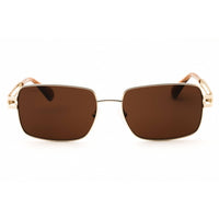 Max & Co MO0090 32E Women's Gold Metal Full Rim Frame Rectangular Shape Sunglasses ,