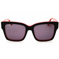 Max & Co MO0094 01A Women's Shiny Black Acetate Full Rim Rectangular Sunglasses ,
