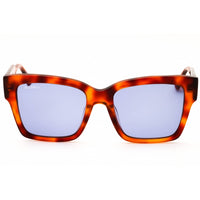 Max & Co MO0094 53Y Women's Blonde Havana Acetate Full Rim Rectangular Sunglasses ,