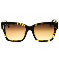 Max & Co MO0094 55F Women's Coloured Havana Acetate Full Rim Rectangular Sunglasses ,