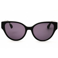 Max & Co MO0095 01A Women's Shiny Black Acetate Full Rim Cat Eye Shape Sunglasses ,