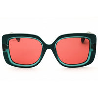 Max & Co MO0096 98S Women's Dark Green Injected Propionate Oversized Sunglasses ,
