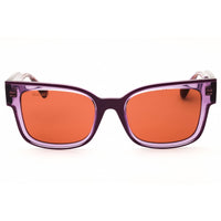 Max & Co MO0098 81E Women's Shiny Violet Injected Propionate Rectangular Sunglasses ,