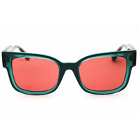 Max & Co MO0098 98S Women's Dark Green Full Rim Rectangular Shape Sunglasses ,