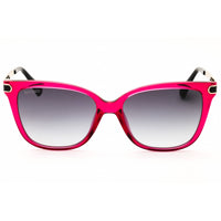 Max & Co MO0100 75B Women's Shiny Fuchsia Injected Propionate Rectangular Sunglasses ,