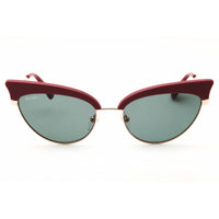 Max & Co MO0102 72N Women's Shiny Pink Acetate Full Rim Cat Eye Shape Sunglasses ,