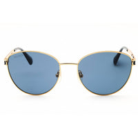Max & Co MO0105 30V Women's Shiny Deep Gold Metal Full Rim Cat Eye Shape Sunglasses ,