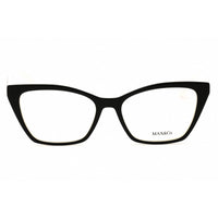 Max & Co MO5001 004 Women's Black/White Acetate Full Rim Cat Eye Shape Eyeglasses ,