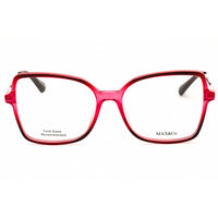 Max & Co MO5009 071 Women's Bordeaux/Gold Injected Propionate Rectangular Eyeglasses ,