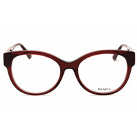 Max & Co MO5045 066 Women's Round Shape Eyeglasses - Shiny Red Acetate Full Rim Frame ,