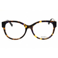 Max & Co MO5045 56A Women's Round Shape Eyeglasses - Havana/Blue Acetate Frame ,