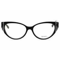 Max & Co MO5058 005 Women's Cat Eye Shape Eyeglasses - Black/Grey Acetate Frame ,
