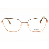 Max & Co MO5068 033 Women's Cat Eye Shape Eyeglasses - Rose Gold Metal Full Rim Frame ,