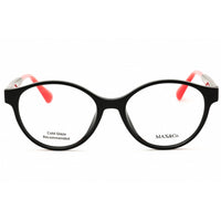 Max & Co MO5073 001 Women's Round Eyeglasses - Shiny Black Injected Propionate Frame ,