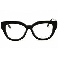Max & Co MO5074 001 Women's Rectangular Shape Eyeglasses - Shiny Black Acetate Frame ,