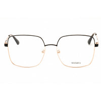 Max & Co MO5088 005 Women's Rectangular Shape Eyeglasses - Black/Gold Metal Frame ,