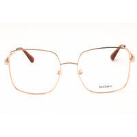 Max & Co MO5088 033 Women's Rectangular Shape Eyeglasses - Rose Gold Metal Frame ,