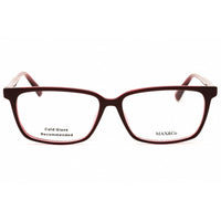 Max & Co MO5093 069 Women's Rectangular Shape Eyeglasses - Shiny Bordeaux Frame ,