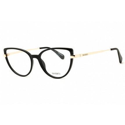 Max & Co MO5103 001 Women's Cat Eye Eyeglasses - Shiny Black Injected Propionate Frame ,