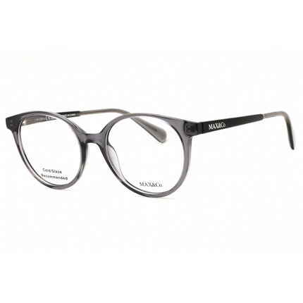 Max & Co MO5106 020 Women's Round Eyeglasses - Grey/Black Injected Propionate Frame ,