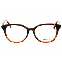 Max & Co MO5109 056 Women's Round Shape Eyeglasses - Havana/Black Acetate Frame ,