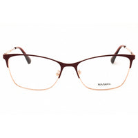Max & Co MO5111 033 Women's Rectangular Shape Eyeglasses - Rose Gold/Brown Metal Frame ,
