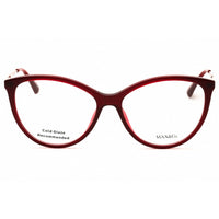 Max & Co MO5120 066 Women's Cat Eye Eyeglasses - Shiny Red Injected Propionate Frame ,
