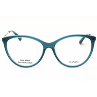 Max & Co MO5120 087 Women's Cat Eye Eyeglasses in Shiny Turquoise Injected Propionate ,