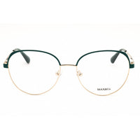 Max & Co MO5123 032 Women's Round Shape Eyeglasses - Pale Gold Metal Full Rim Frame ,