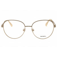 Max & Co MO5123 32A Women's Round Shape Eyeglasses - Pale Gold Metal Frame, 54mm ,