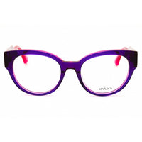 Max & Co MO5128 083 Women's Round Shape Eyeglasses - Violet/Pink Acetate Frame ,