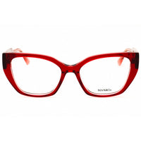 Max & Co MO5129 068 Women's Cat Eye Shape Eyeglasses - Red Acetate Full Rim Frame ,