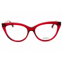 Max & Co MO5131 075 Women's Cat Eye Shape Eyeglasses - Shiny Fuchsia Acetate Frame ,