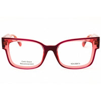 Max & Co MO5133 066 Women's Rectangular Eyeglasses in Shiny Red Injected Propionate ,