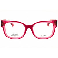 Max & Co MO5133 072 Women's Rectangular Eyeglasses in Shiny Pink Injected Propionate ,