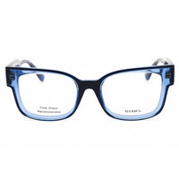 Max & Co MO5133 090 Women's Rectangular Eyeglasses in Shiny Blue Injected Propionate ,