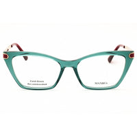 Max & Co MO5134 093 Women's Cat Eye Shape Eyeglasses - Light Green Full Rim Frame ,