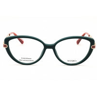 Max & Co MO5147 096 Women's Cat Eye Eyeglasses in Shiny Dark Green Injected Propionate ,