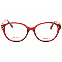 Max & Co MO5171 069 Women's Oval Eyeglasses - Shiny Bordeaux Injected Propionate Frame ,
