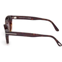Tom Ford Mert FT1180 52A Men's Round Sunglasses Dark Havana Smoke 53mm ,
