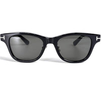 Tom Ford FT1353-D 01A Unisex Square Sunglasses Shiny Black Smoke 52mm ,