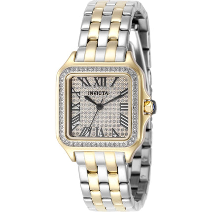 Invicta 50625 Angel Women's Quartz Watch 28mm Gold Stainless Steel Crystal Dial ,
