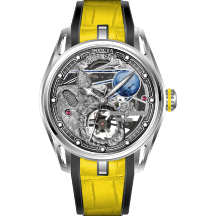 Invicta Celestial Naosia 70088 Men's Mechanical Watch, 44.5mm Yellow Skeleton Dial ,