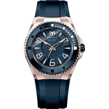Technomarine TM-225028 Lusso Mare Men's 44mm Dark Blue Dial Quartz Watch ,
