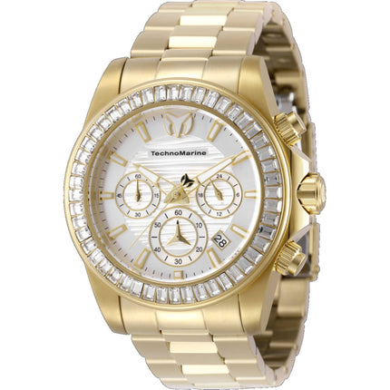 Technomarine TM-225126 Manta Ray Men's 42mm Gold Chronograph Quartz Watch ,