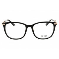 Guess GU50203-D 001 Women's Oval Eyeglasses in Shiny Black Acetate with Full Rim Frame ,